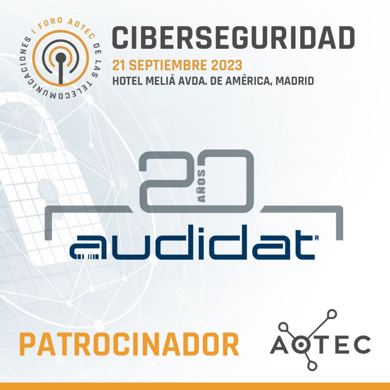 👨🏻💼👩🏻💼 Nos llena de orgullo ser patrocinadores del I Foro AOTEC de las Telecomunicaciones: Ciberseguridad.