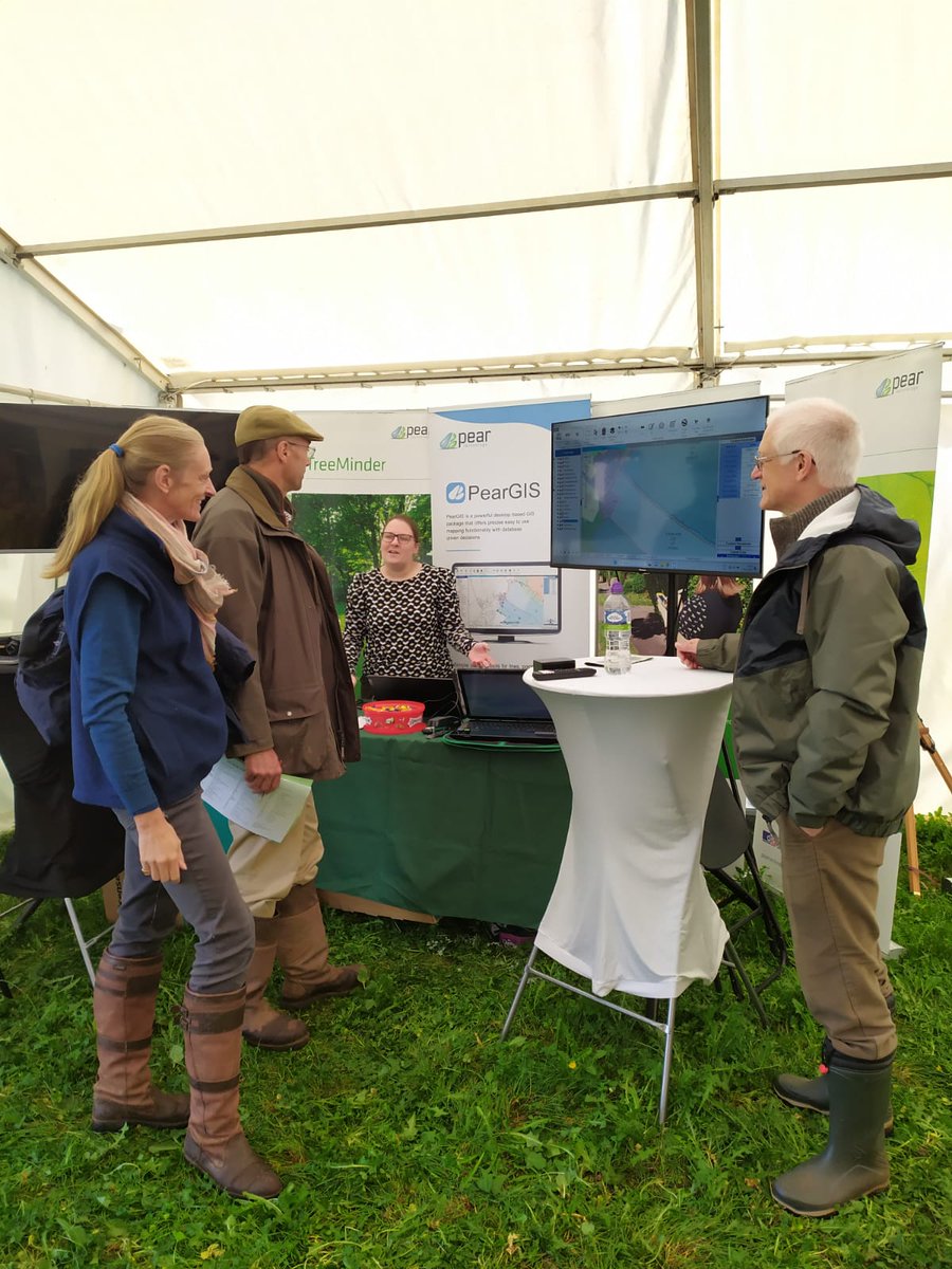 The Pear team are at the Confor Woodland Show today! Visit our stand to find out how our new mapping software, PearGIS, along with GPS, can help you manage your land! #ConforWS23 #digitalmapping