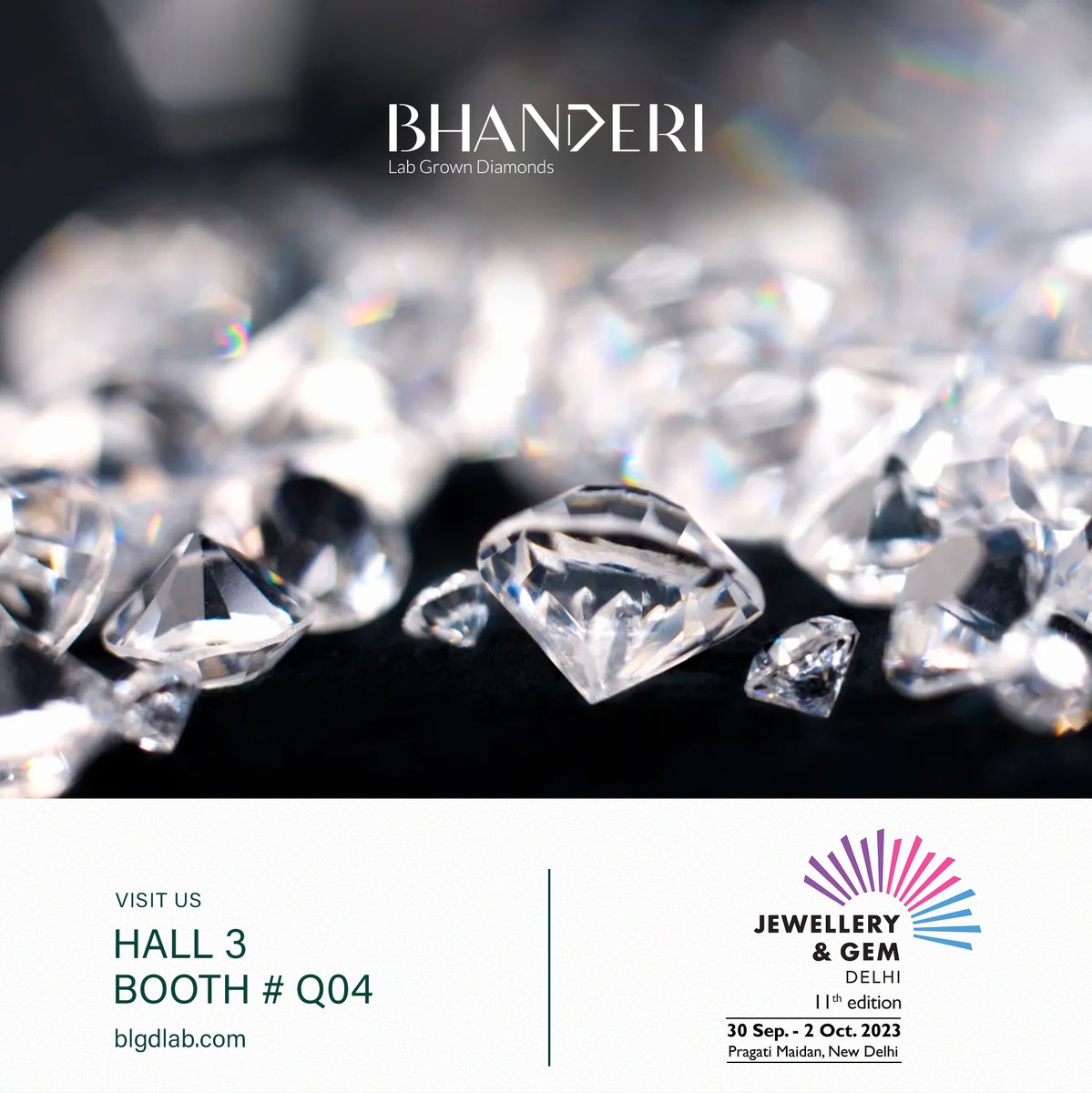 bhanderi_lab's tweet photo. Join us at Jewellery &amp; Gem 11th edition. Explore the cutting-edge trends, innovations, and designs of Lab grown diamonds.

Visit us - 
30th September - 2nd October
Hall 3, Booth #Q04 

#jewellerystores #blgd #labgrowndiamonds #bhanderidiamond #cvddiamonds #jewellery  #delhi https://t.co/zYtwFSSVJU