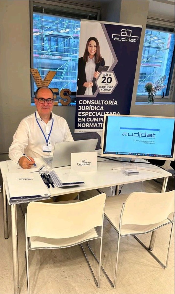 Hoy puedes acercarte a saludarnos en FrankiNorte 2023 (Edificio Yimby - Bilbao).

Si quieres trabajar con nosotros, en Audidat Cumplimiento Normativo estamos en plena expansión! Visítanos y te informaremos.