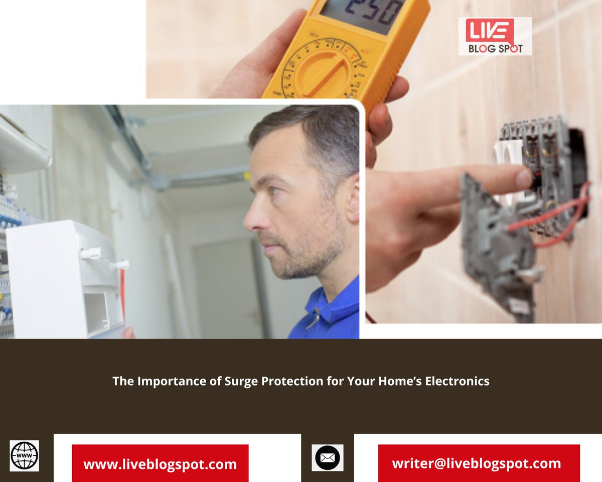 liveblogspot's tweet photo. 👉 The Importance of #Surge #Protection for Your #Home’s #Electronics

👉 Read More:--> https://t.co/XRpMb4CrfU

#homeservices #writeforushome #homeelectronics #electronics #digitalmarketing #seo #smo #organictraffic #facebookadd #gooogleadd #localseo #emailmarketing #ppc https://t.co/1kI9Ag4ORH