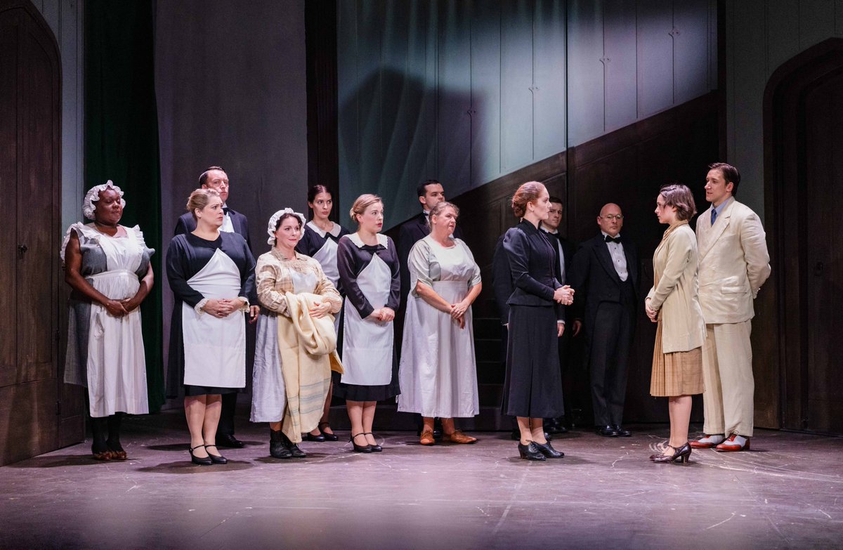 ★★★★ REBECCA "The score is richly romantic, with an 18 piece orchestra, but oh, the joy of the ensemble!  I am a sucker for shows in which the cast seem to be having a blast of a time.  The mood is infectious" Libby Purves, Theatre Cat theatrecat.com/2023/09/21/reb…