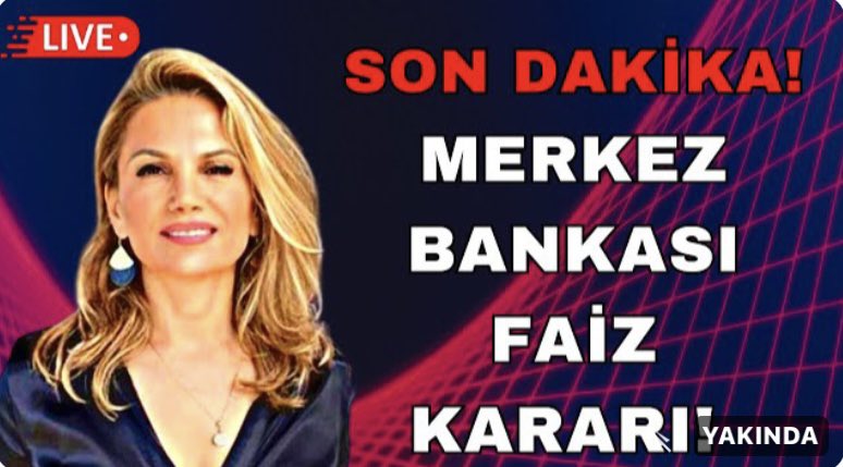 Merkez Bankası faiz kararı!
13;50 de başlıyoruz..

Tahminlerin havada uçtuğu bir toplantı olacak..

youtube.com/live/cGH3AhP3t…

#MerkezBankası #faizkararı #altın #dolar