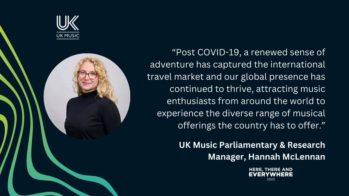 #HereThereAndEverywhere: UK Music's Hannah McLennan on how our music, concerts and festivals attract international visitors. 

Read here: bit.ly/3sUqDgS 

#MusicTourism #MusicPowerhouses #TalentPipeline