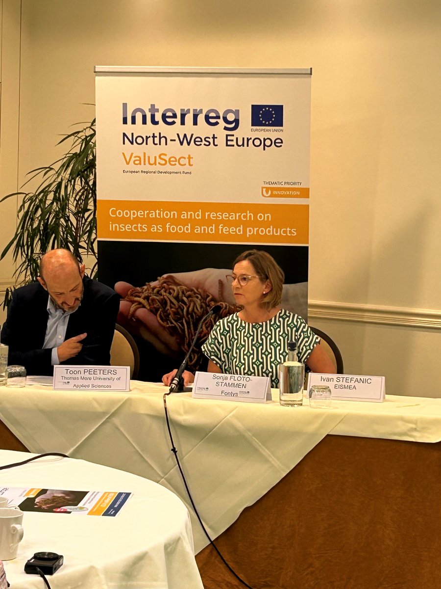 Sonja Floto-Stammen <a href="/Fontys/">Fontys</a> introduces the successes achieved on attracting more #consumers &amp; the most effective ways forward👏
The🗝️for insects for food &amp; feed to succeed: positive framing, attractive narrative, effective communication and education👩‍🏫#InsectFeed #InsectFood