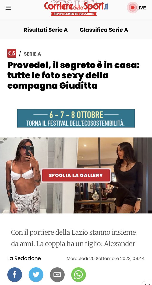 ppmoro's tweet photo. Al prossimo episodio di violenza chiediamoci come sia possibile che le donne vengano considerate puro oggetto sessuale!Chiederemo lumi alla fantomatica redazione del @CorSport , chi ne assume la responsabilità caro direttore #zazzaroni ? Interverrà l’ @ODG_CNOG ? https://t.co/IryxWPjEtl