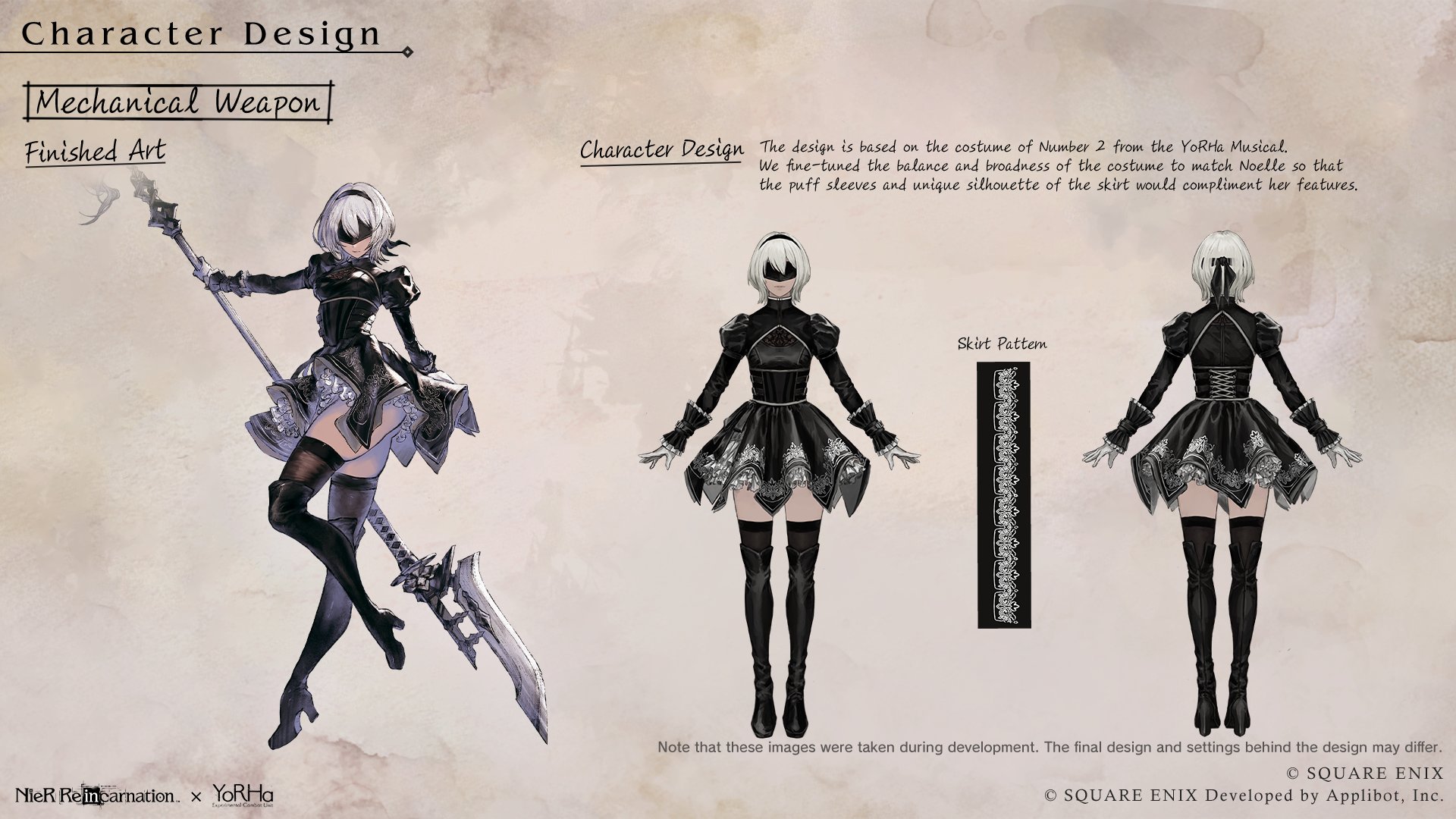 NieR Reincarnation Concept Art & Characters