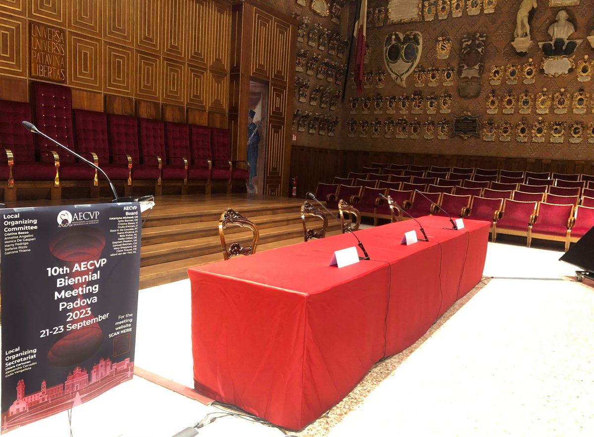 AECVP1's tweet photo. ➡️Today's the day⬅️
The 10th AECVP Biennial Meeting is starting in a few hours⌛️
Welcome to all attendees #AECVP2023 #cvpath @UniPadova 🇮🇹🫀🔬 https://t.co/wGQfhXRvYw