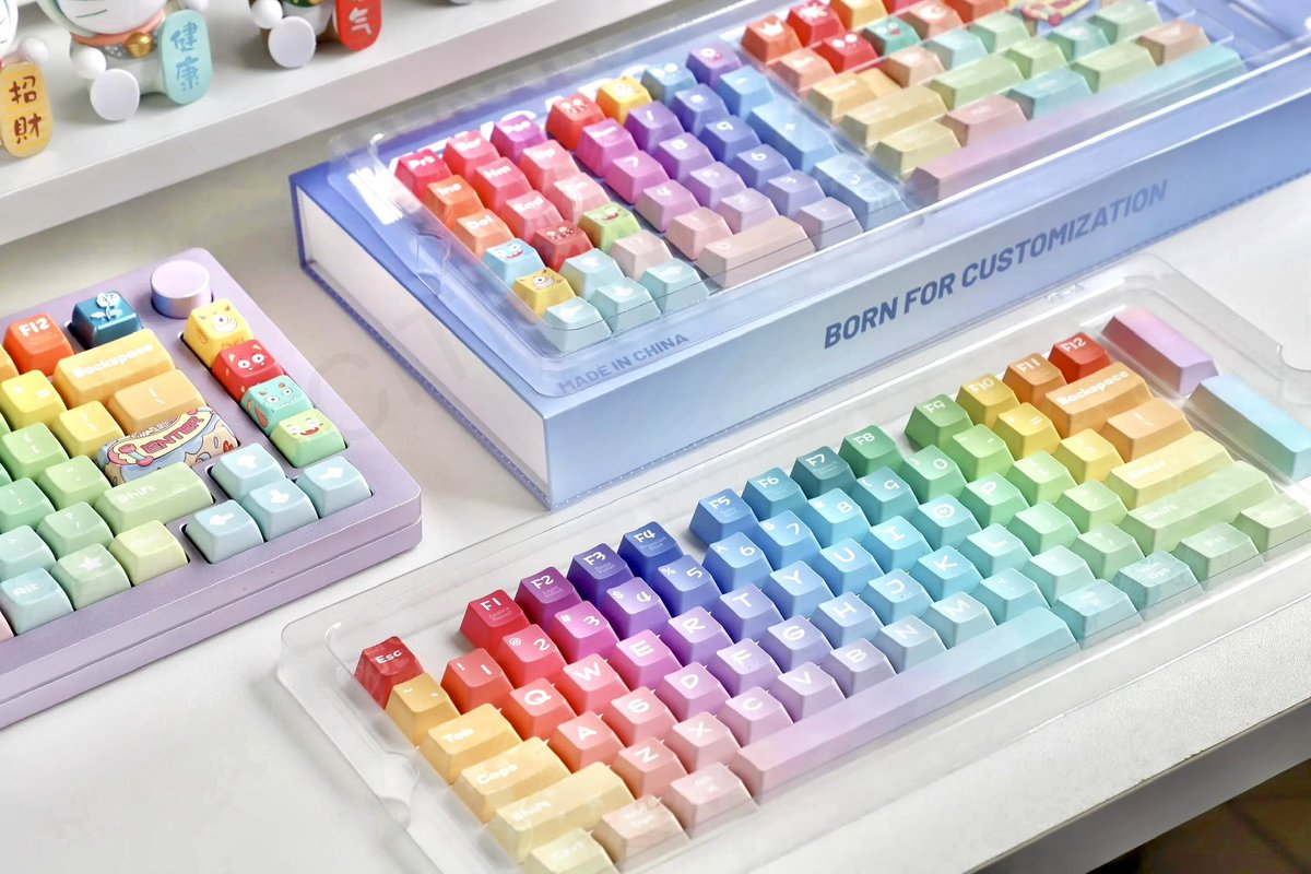 Kiemii2's tweet photo. สีสดใสสะดุดตาใช่ไหมหล่ะ 𝚔𝚎𝚢𝚌𝚊𝚙 𝚌𝚑𝚒𝚕𝚍𝚑𝚘𝚘𝚍 𝚜𝚎𝚝 โทนสีประหนึ่งความร่าเริงวัยเด็ก เล่นซุกซน น่ารัก สีสันเตะตาเตะใจ สดใสย้อนวัยเด็กมากๆ 𝙵𝚊𝚗𝚝𝚊𝚜𝚢 𝚊𝚗𝚍 𝚁𝚊𝚒𝚗𝚋𝚘𝚠
#Epomaker #RT100 #คีย์บอร์ด #คีย์แคป #Gaming #Keycap #แป้นพิมพ์IOS #RK #keyboard #แป้นพิมพ์ https://t.co/1OJDHsXP7q
