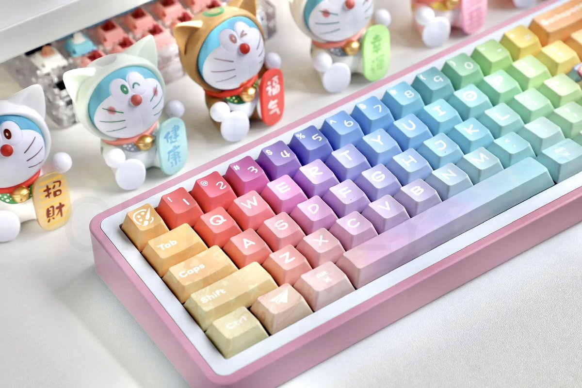 Kiemii2's tweet photo. สีสดใสสะดุดตาใช่ไหมหล่ะ 𝚔𝚎𝚢𝚌𝚊𝚙 𝚌𝚑𝚒𝚕𝚍𝚑𝚘𝚘𝚍 𝚜𝚎𝚝 โทนสีประหนึ่งความร่าเริงวัยเด็ก เล่นซุกซน น่ารัก สีสันเตะตาเตะใจ สดใสย้อนวัยเด็กมากๆ 𝙵𝚊𝚗𝚝𝚊𝚜𝚢 𝚊𝚗𝚍 𝚁𝚊𝚒𝚗𝚋𝚘𝚠
#Epomaker #RT100 #คีย์บอร์ด #คีย์แคป #Gaming #Keycap #แป้นพิมพ์IOS #RK #keyboard #แป้นพิมพ์ https://t.co/1OJDHsXP7q