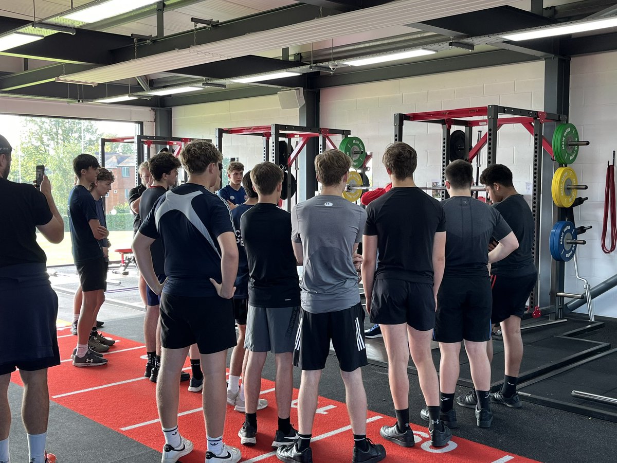 Great to welcome <a href="/KAs_Wantage/">KingAlfredsAcademy</a> rugby academy to <a href="/RadleyStrength/">Radley College Strength & Conditioning</a> <a href="/RadleyCollege/">Radley College</a> this morning to learn about core weight training mechanics.