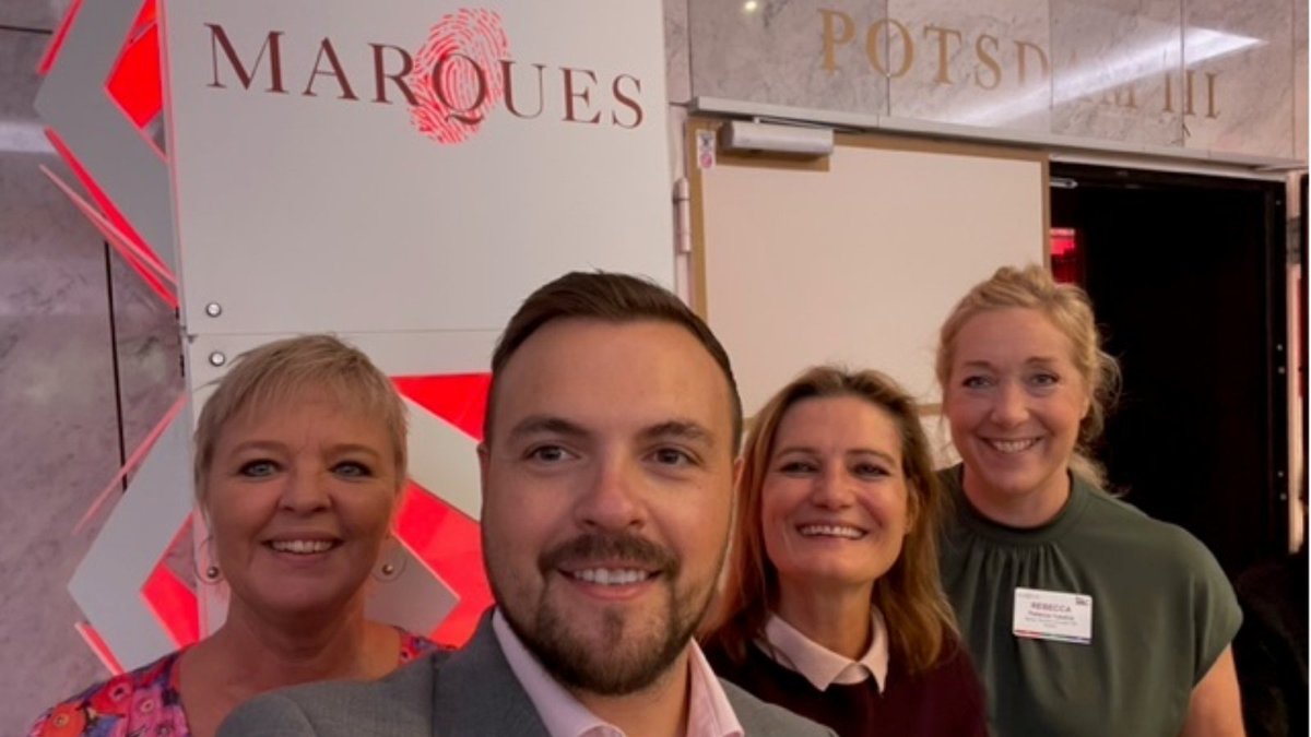 Our Marques 2023 team had a great time catching up with fellow #TradeMark practitioners in Berlin.

Thank you <a href="/MarquesIP/">MARQUES=IP</a> on behalf of <a href="/cawiseman71/">Catherine Wiseman</a>, Stephen Lowry, Liselott Enström and Rebecca Huselius.

The countdown to Sweden 2024 is on!

#MARQUES #Conference #Brands #TeamBB