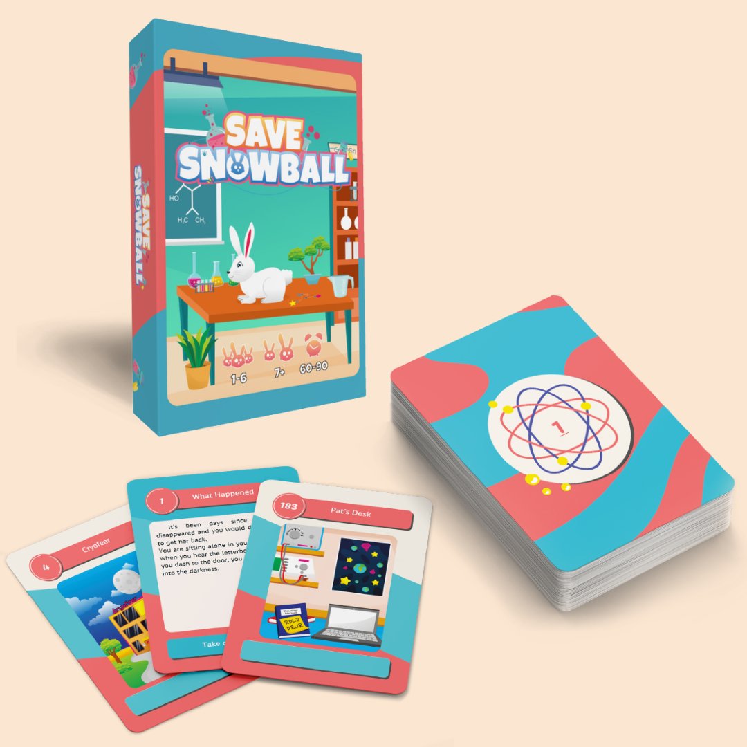 Save Snowball has just gone live on Kickstarter, check out the campaign and back us today! If you want to find out more, there are links to reviews and previews on the page as well as our project video. buff.ly/450kX2b #SaveSnowball #escaperoom #cardgame #kickstarter
