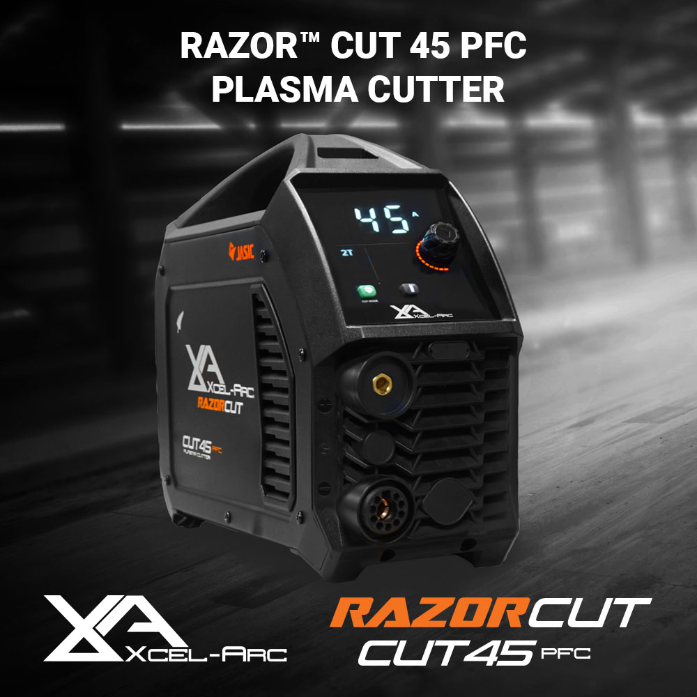 🔥 Introducing the Xcel-Arc RAZOR™ CUT 45 PFC Plasma Cutter! 🔥
Are you ready to take your cutting game to the next level? 🛠️ Look no further! The RAZOR CUT 45 PFC is the ultimate tool for precision cutting and exceptional performance.
✨ Key Features:✨
🔹HD Backlit Interface