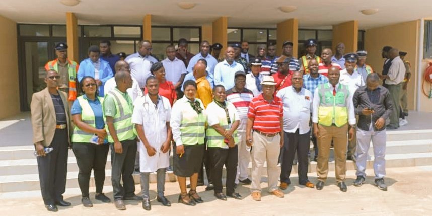 MRA_Malawi's tweet image. The Transport and Infrastructure Committee of Parliament visits the newly built One Stop Border Post in Mwanza #OSBP