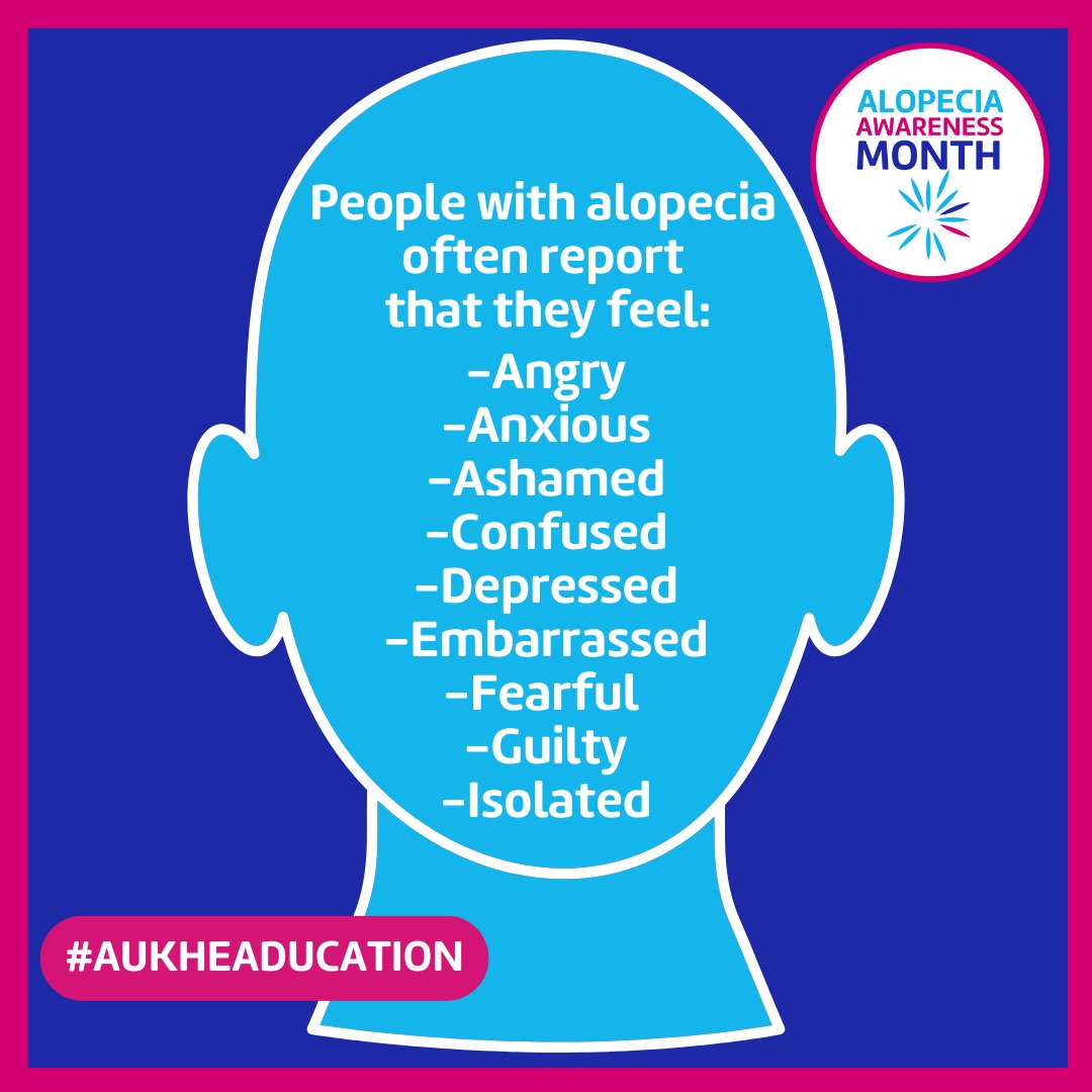 AlopeciaUK's tweet photo. Important to remember: 
1. Feelings can change over time. It's easy to believe that your feelings will never change. But they can. 
2. Your feelings are valid. We feel what we feel. 
3. Talking to others can really help. 
💙

#AUKHEADUCATION #alopeciaawarenessmonth https://t.co/wInKEiqIPx