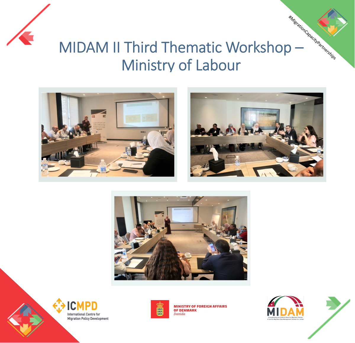 A special thanks to the Ministry of Labour for leading this workshop and guiding the discussions towards impactful outcomes.  Stay tuned for updates on future initiatives as we continue our mission to strengthen the evidence base for migration policies in Jordan.
#MCP