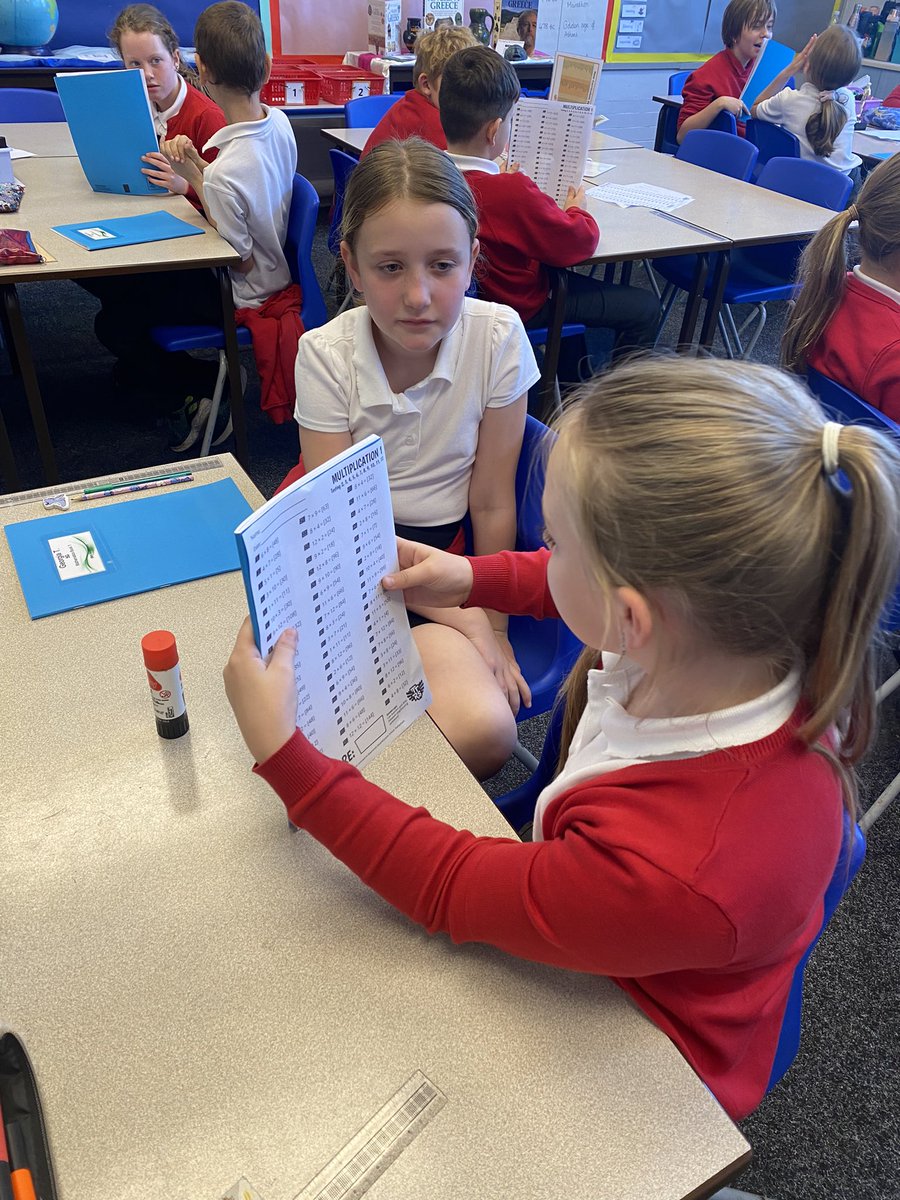 rjsyear5's tweet photo. Rapid recall time. Partners are quizzing each other on times tables in 5G https://t.co/T2VaUBiZns