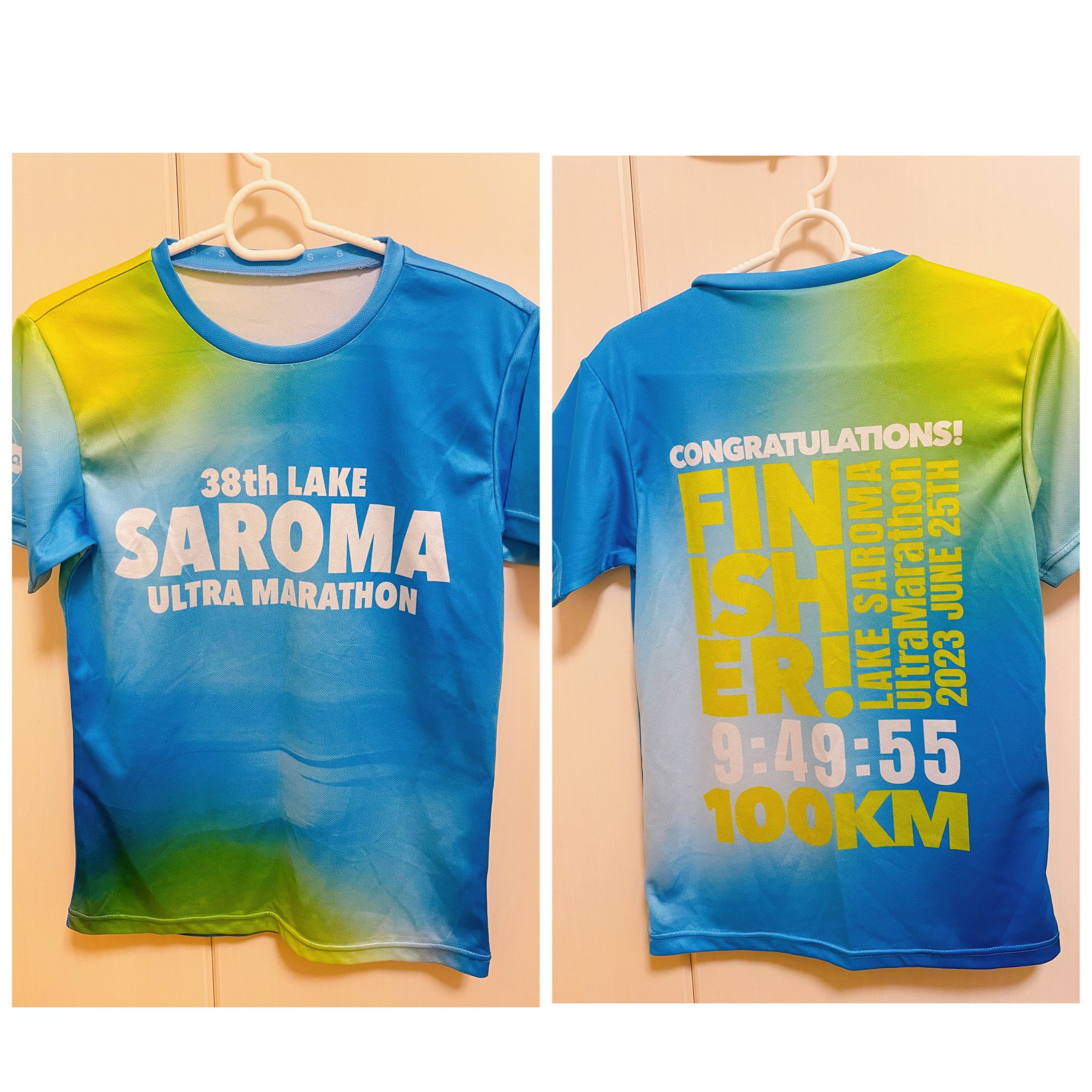 【新品未使用品】サロマ湖ウルトラマラソン　TシャツMサイズ11枚　タオル2枚 サロマ湖ウルトラマラソン2024年 完走タオル 参加賞tシャツM