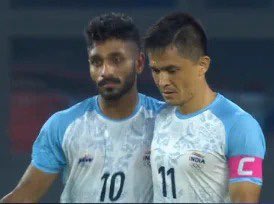 India 🇮🇳 win. India 1 Bangladesh 0. Sunil Chhetri converts an important penalty to keep us in the hunt for the top-2 finish. A win over Myanmar in the next game would take us to the next round. 🫶🔥 #AsianGames2023 #INDBAN #IndianFootball