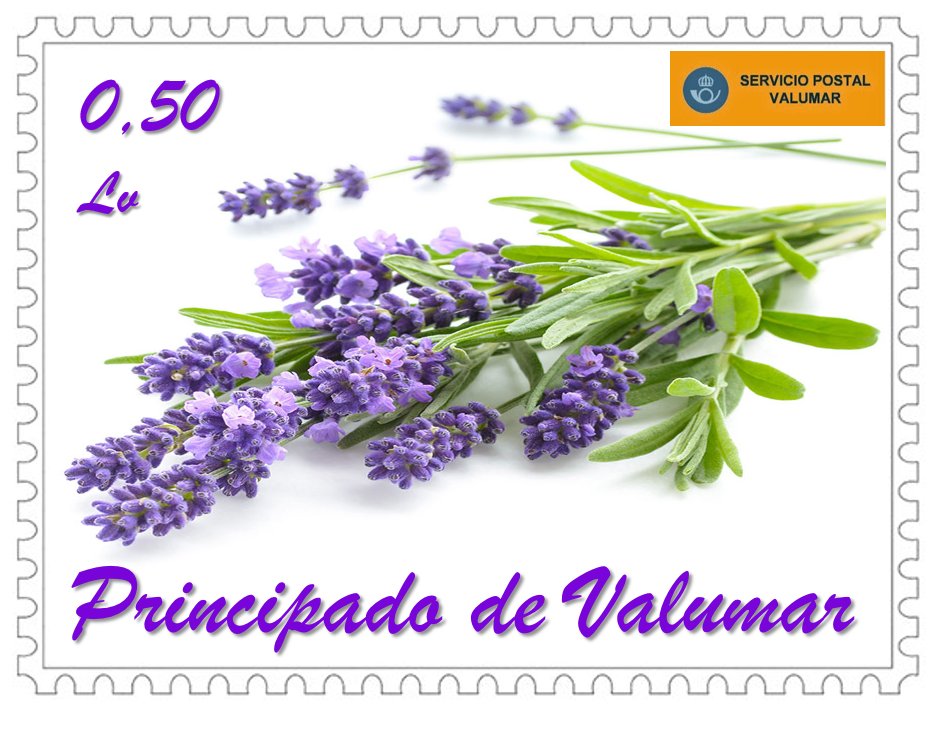ValumarGob's tweet photo. El Servicio Postal #Valumar presenta su 6ª emisión filatélica de 2023, dedicada a la lavanda y que es la primera de la nueva serie "Flora de Terraval".
Noticia completa: https://t.co/gqVWWDIbUP
Servicio Postal: https://t.co/Wk14qUzVRD
#micronación #micronation #postal #stamp https://t.co/2vQ2xQrOIp