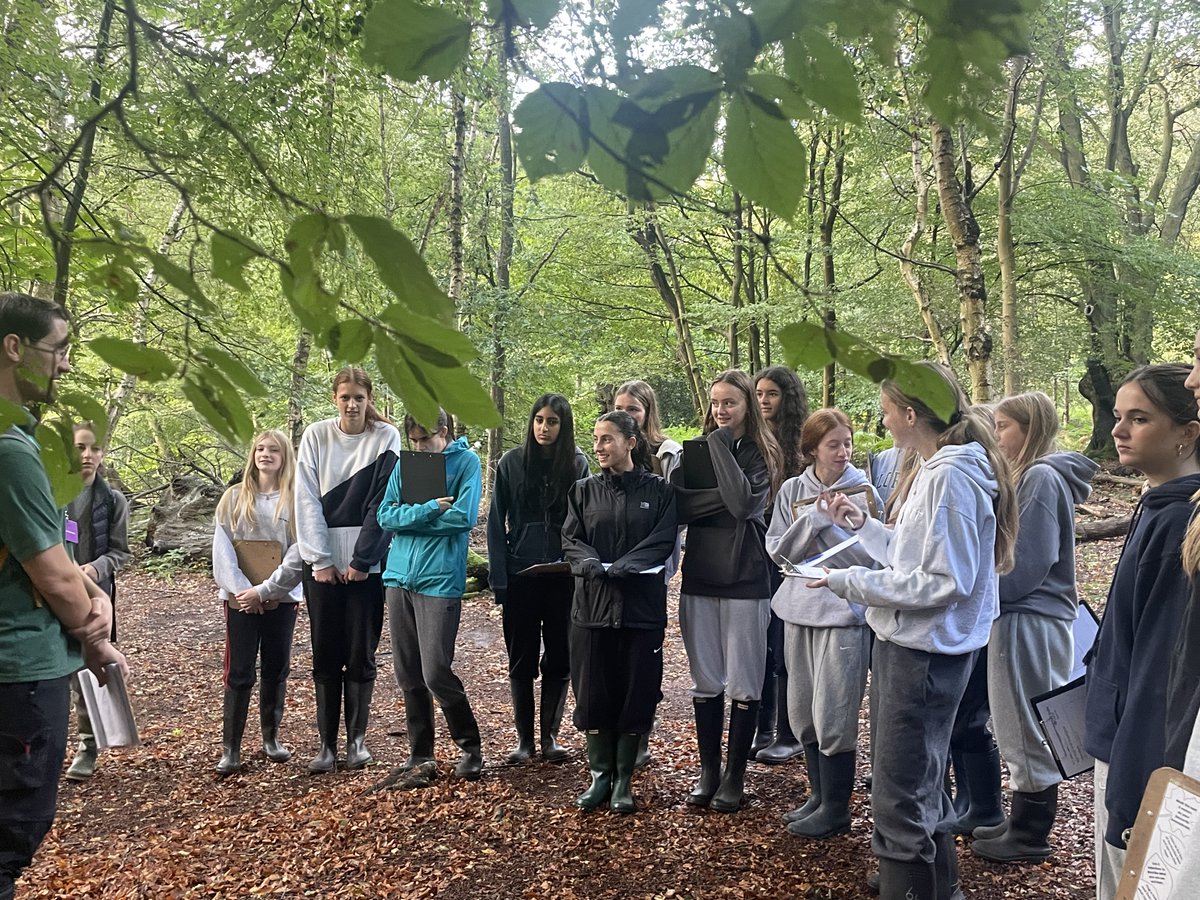 AndrewBoardman's tweet image. @ChanningSchool wonderful Year 11 Geographers studying rivers today @FSCEppingForest . Hypothesis testing The Bradshaw model. Stop 1 the source of the river  #GEOGRAPHY