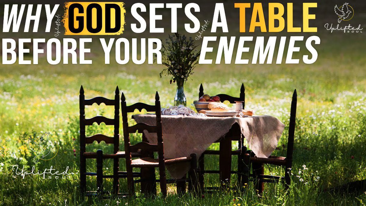TarHeelTeachers's tweet photo. Over the years, God has prepared so many tables for me in the presence of my enemies. They have seen me eat plenty of times. He is my peace, protector, &amp; provider. #InHisWill #OutOfHisWay https://t.co/ZT0IzwvW4j