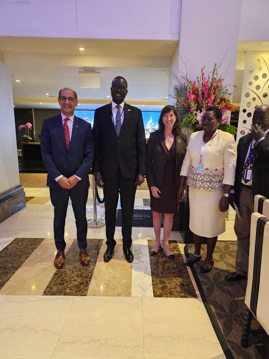 20th September 2023, New York. 
Along with members of the Committee of Health in Parliament and Technocrats from the Ministry of Health, we held sideline meetings with UNICEF, USAID,&amp;  CARTER CENTER, who are the major contributors &amp; implementers of health services in South Sudan.