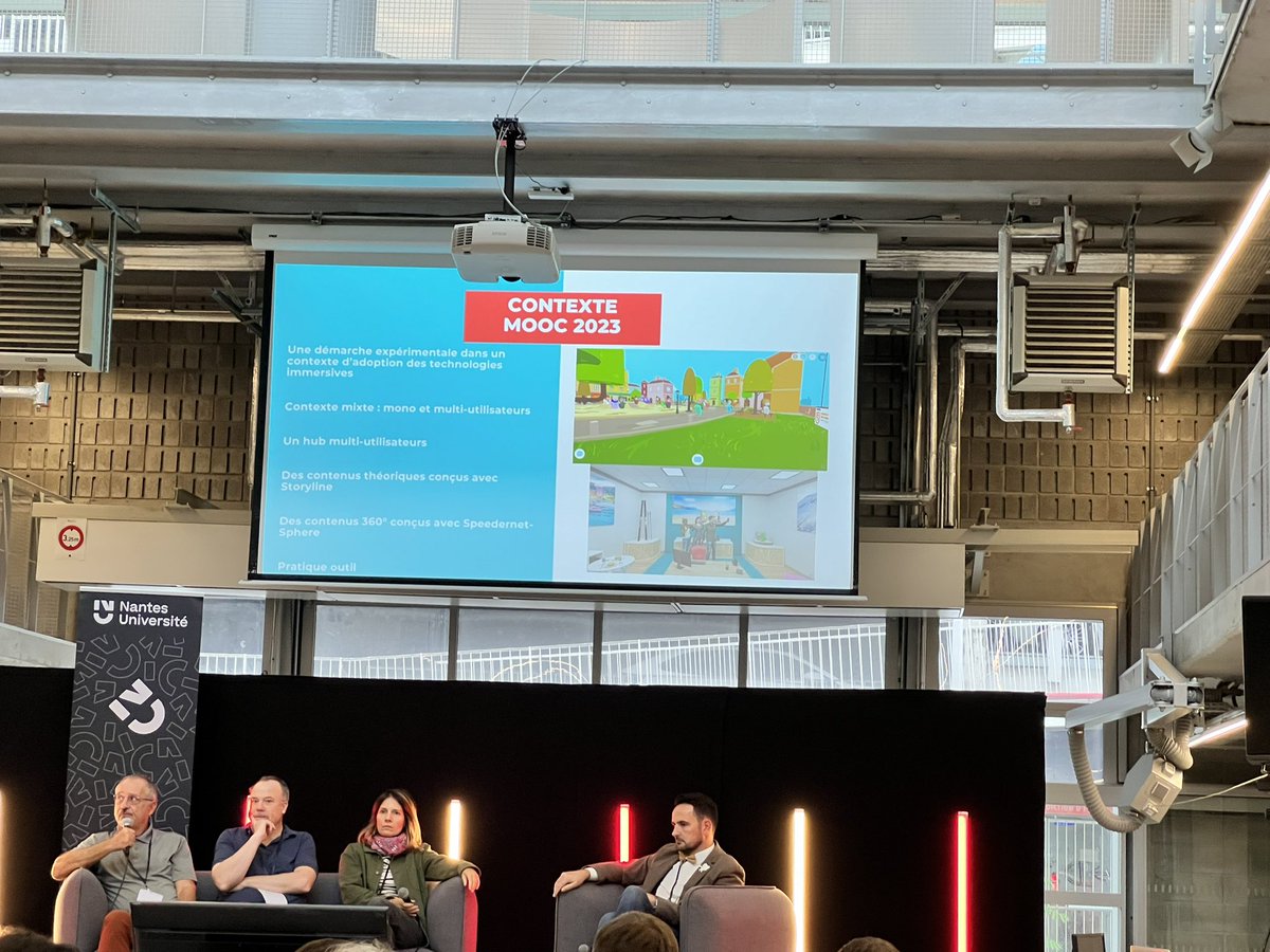 jgraindorg's tweet photo. #Nantesimmersive2023
#NantesDigitalW

Retours d’expériences du MOOC conçu par @Speedernet_Fr proposés par @Jordikian https://t.co/qmmWeDzTlu