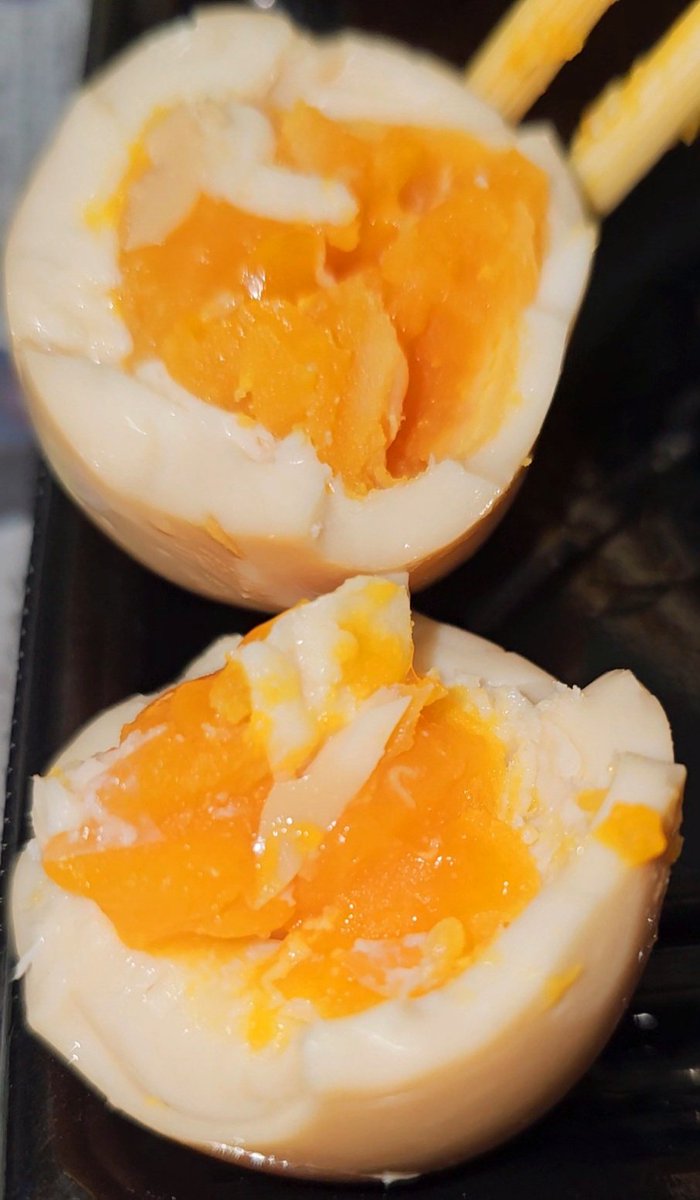 ビッグ・エーで売っている とろとろ半熟煮たまご (2個入り158円税抜き