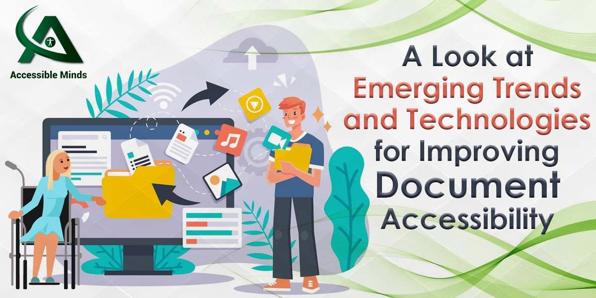 In an era marked by rapidly advancing technology and an unwavering commitment to inclusivity, the way we approach document accessibility is undergoing a profound transformation. Read here: bit.ly/3EKyUXs

#AccessibleMinds #DocumentAccessibility #AccessibilityTech