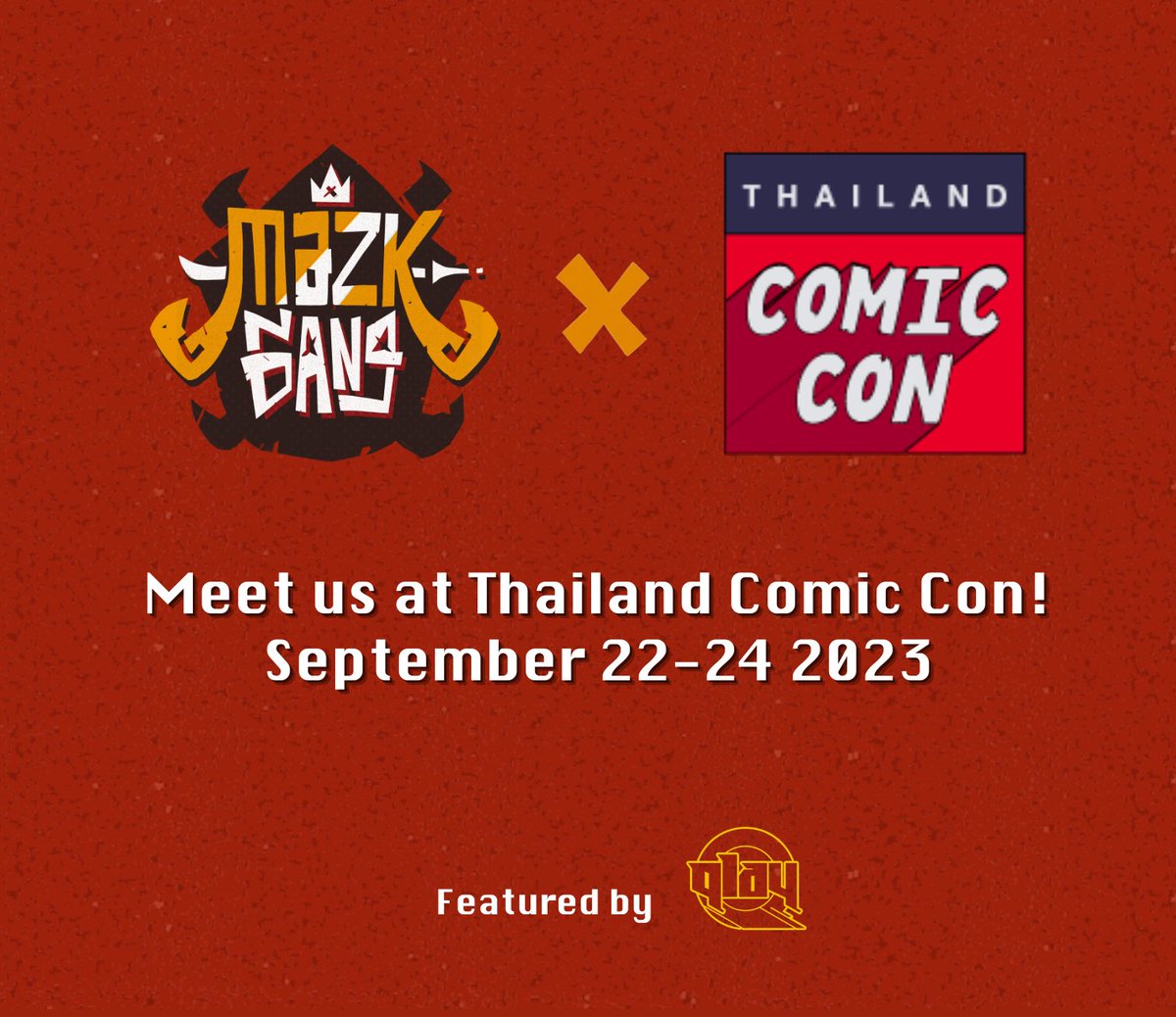 Mazkgang's tweet photo. Visit Mazk Gang art toy showcase at Thailand Comic Con 2023 👺!

Meet our limited edition Hanumazk and Tozagang heroes at the event powered by Qlaystudio

👉🏻 https://t.co/kPg9oXGHbi
📅 September 22 - 24 2023
📌 Siam Paragon Hall https://t.co/bOCIuT9k3l