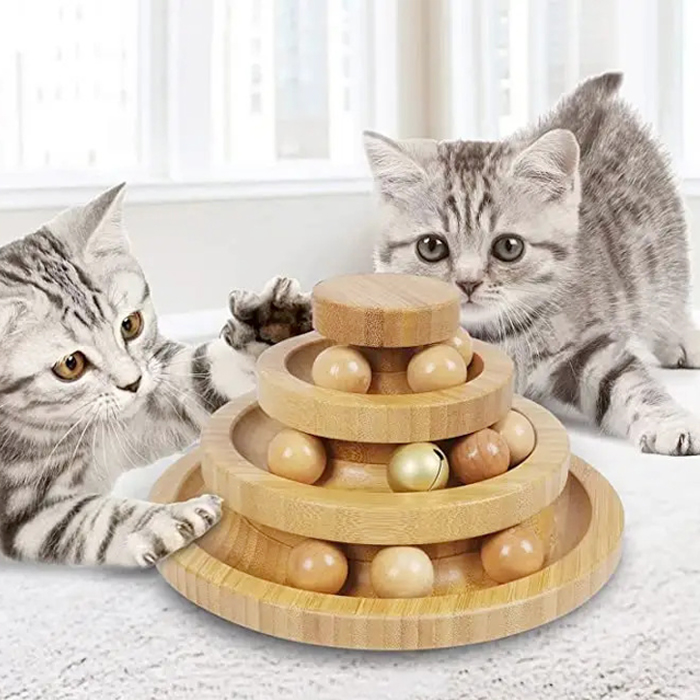sis_co_ltd's tweet photo. ナチュラルな風合いの猫ちゃん用おもちゃ
木製ボール回転タワー

◆ご購入はこちら
https://t.co/GZsZd5UCHN

#SIS株式会社 #企業公式 #山口県 #宇部市 #新商品 #猫 #おもちゃ #ボール #木製 #ネコ #ねこ #猫じゃらし #タワー #ぐるぐるボール #ねこじゃらし #ペット用品 #運動不足 #ストレス解消 https://t.co/Z6HBQ3IzwM