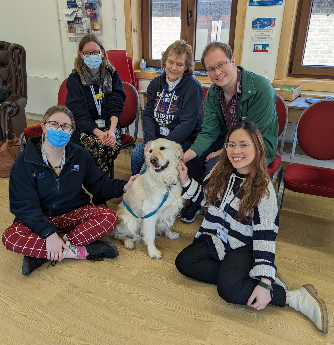 Royal Surrey (@royalsurrey) on Twitter photo The incredible <a href="/PetsAsTherapyUK/">Pets As Therapy</a> dog, Hope, is expecting lots of belly rubs and head scatchies at our Community Open Day on Saturday, 23 September 🐕💕
Check out the schedule for the day: royalsurrey.nhs.uk/openday
#RoyalSurreyOpenDay #PetsAsTherapy #RoyalSurrey The incredible <a href="/PetsAsTherapyUK/">Pets As Therapy</a> dog, Hope, is expecting lots of belly rubs and head scatchies at our Community Open Day on Saturday, 23 September 🐕💕
Check out the schedule for the day: royalsurrey.nhs.uk/openday
#RoyalSurreyOpenDay #PetsAsTherapy #RoyalSurrey