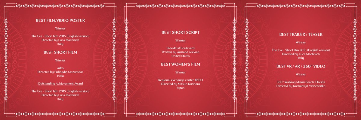 Here are the outcomes of the inaugural season of the Tripura International Film Festival.

We're accepting submissions for our second season.

Submit your film/script/photographs via @filmfreeway , link in our bio.

#TripuraIFF 🎬