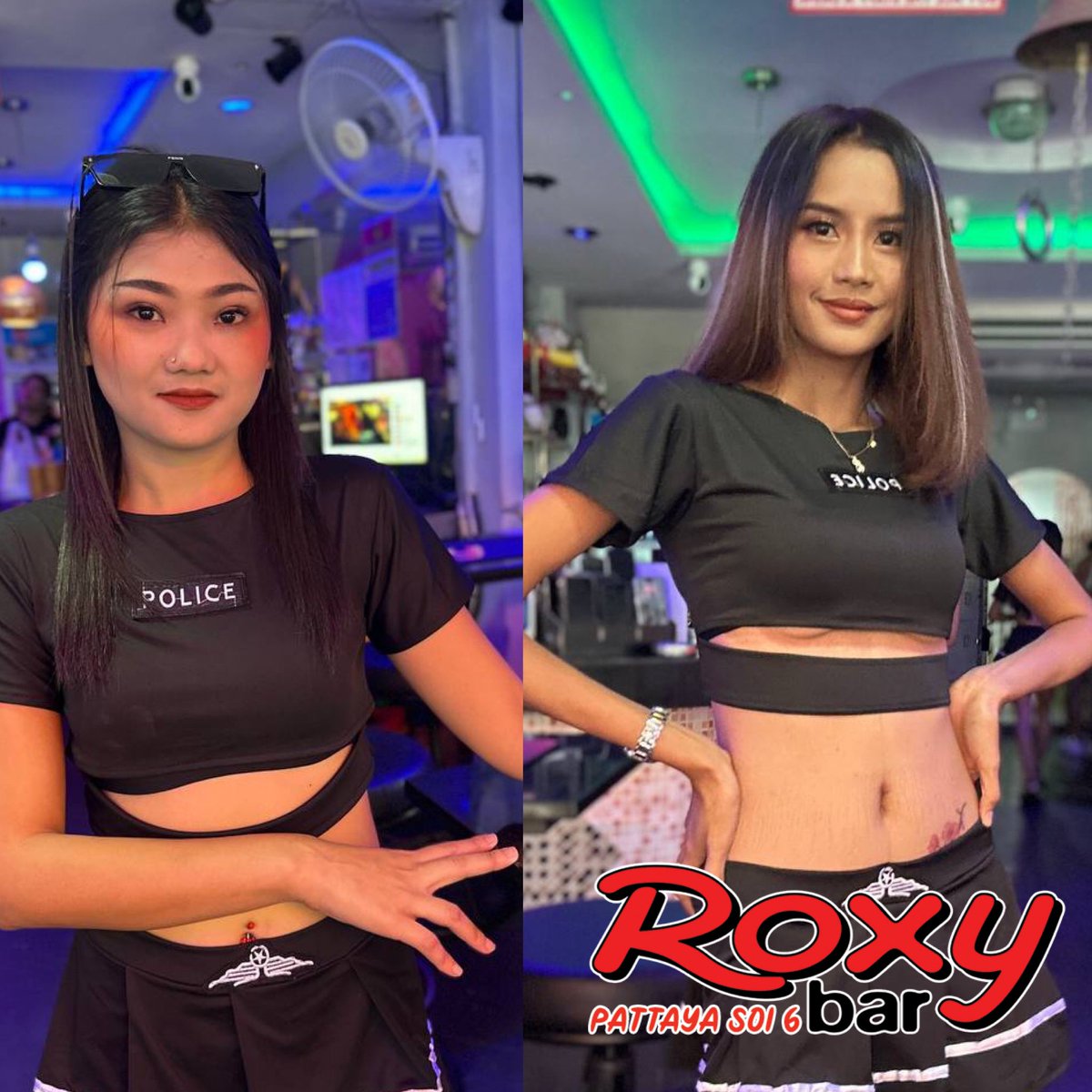 roxy_bar_soi6's tweet photo. It’s naughty police day!!! 
Ready for some fun today ? See you at Roxy bar Soi 6 
3PM till late !!! https://t.co/ZjoKNhZYvl