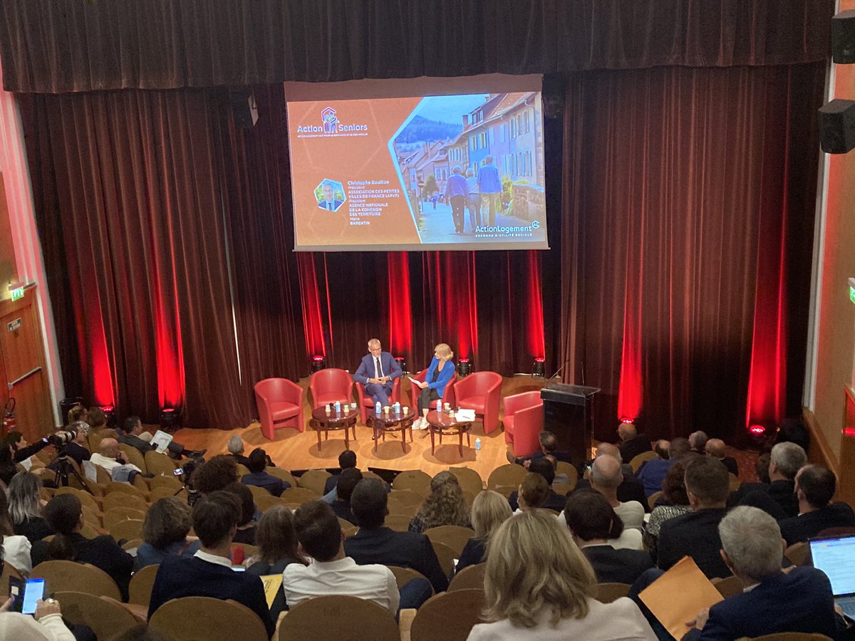Le président de l’APVF <a href="/Chris_Bouillon/">Christophe Bouillon</a> intervient ce matin comme Grand Témoin de la rencontre « Action Seniors » organisée par le Groupe <a href="/ActionLogement/">Action Logement</a> 

👉Les  <a href="/PetitesVilles/">Petites Villes de France</a> sont aux premières loges pour relever le défi de la transition démographique