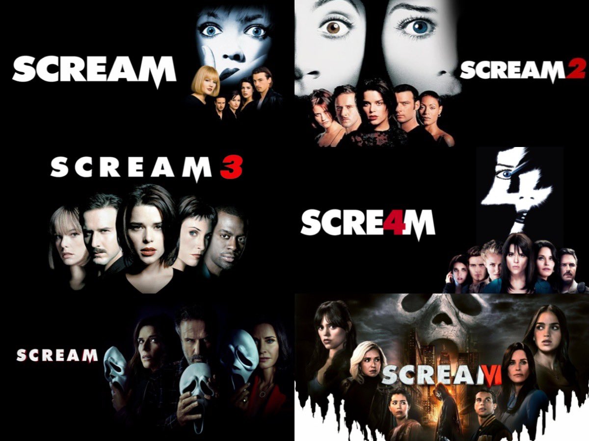 Scream_Spain's tweet photo. Nuestra franquicia. #Scream https://t.co/u6jjtDonhw