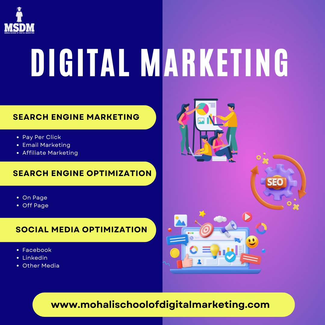 mohali_schoolDM's tweet image. Join us at Mohali School of Digital Marketing to master the future of digital marketing! Explore 

mohalischoolofdigitalmarketing.com or call 090500 55400. 

#DigitalInnovation #FutureMarketers #StrategyIsKey #DigitalPro #MSDM #LearnDigitalMarketing