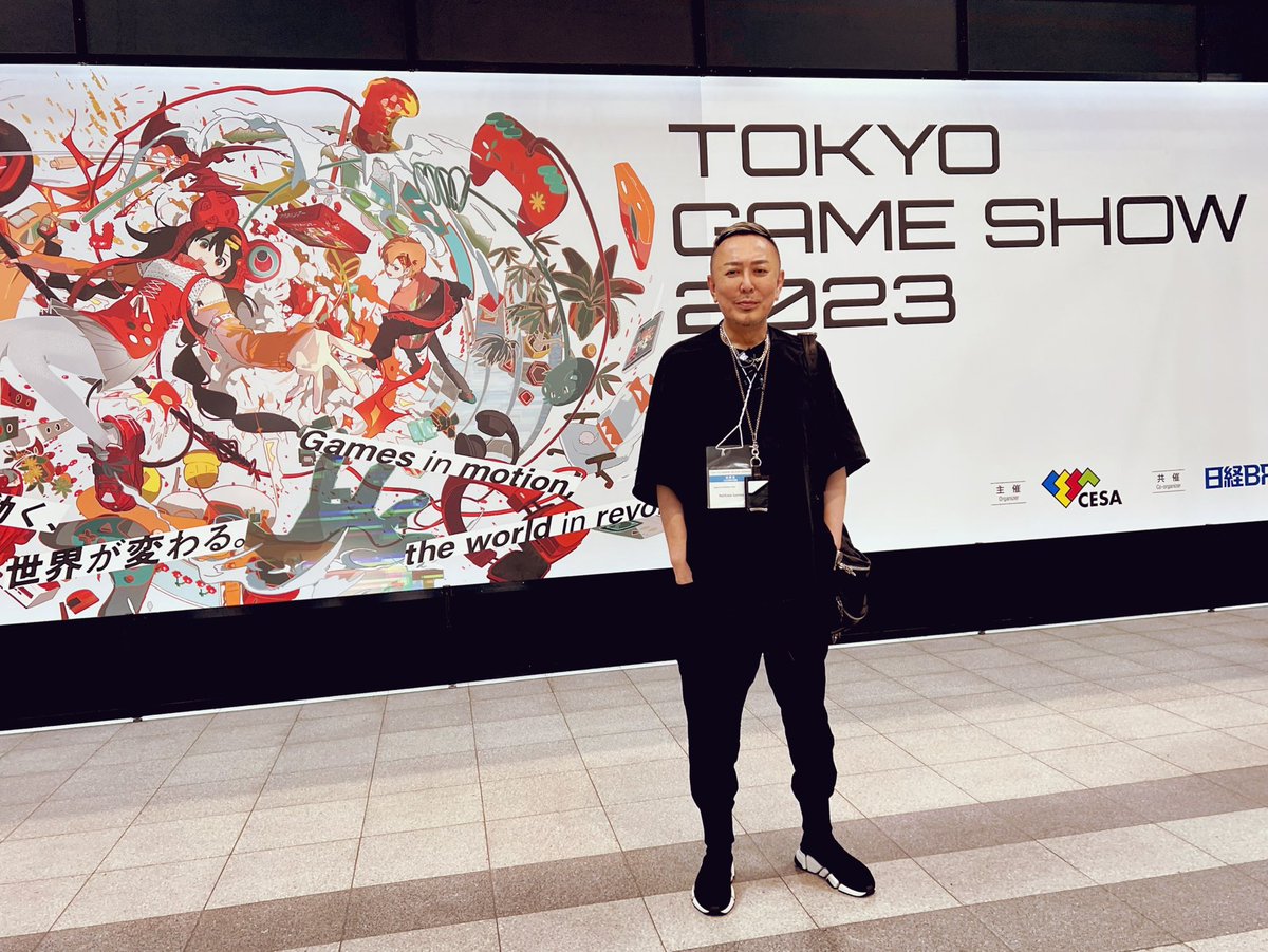 本日から東京ゲームショウがスタート（9/21・9/22はビジネスDAY）。名越スタジオの出展はありませんが、代表の名越は視察&amp;取材対応のため会場を訪れておりました。

今年は4年ぶりに幕張メッセの全館を使用したTGS。2日目以降も大いに盛り上がることを期待します！

#TGS2023 #名越スタジオ