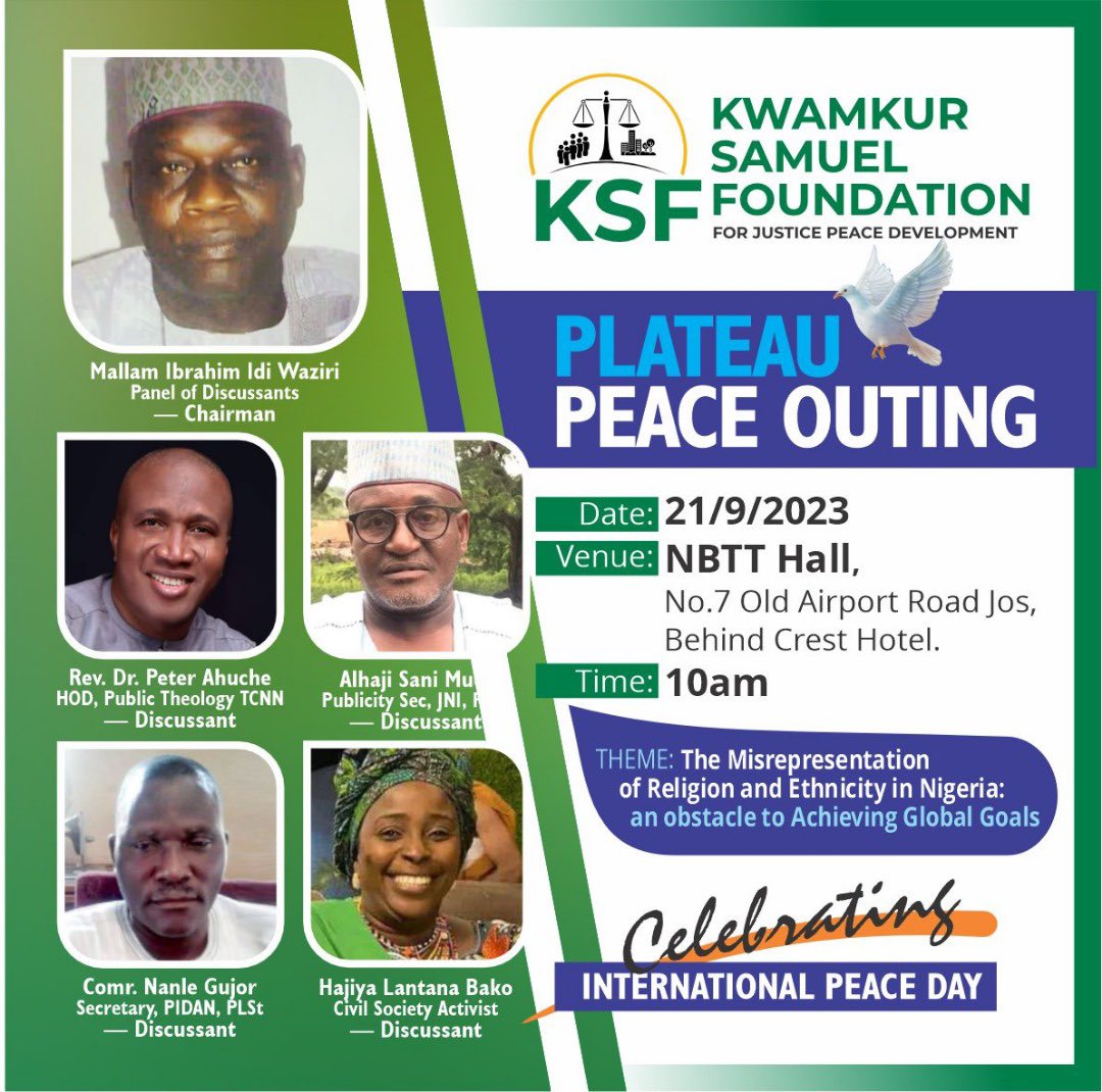 Happy International Peace Day 2023. “Actions for Peace: Our Ambition for the Global Goals.” Peace brings growth and development, let's pursue it with all sense of sincerity. Nigeria and Nigerians deserves to feel safe, secured, empowered and productive. #PeaceDay #peaceday2023