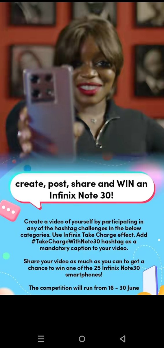 XY_gentleman's tweet image. Hi @InfinixNigeria you didn't announce or reward winners for the #TakeChargeWithNote30 competition you did here &amp;amp; on TikTok a while ago, so there is no assurance nor trust that you'll announce/reward winners for this your new competition either. Not good from a trusted brand👎😐