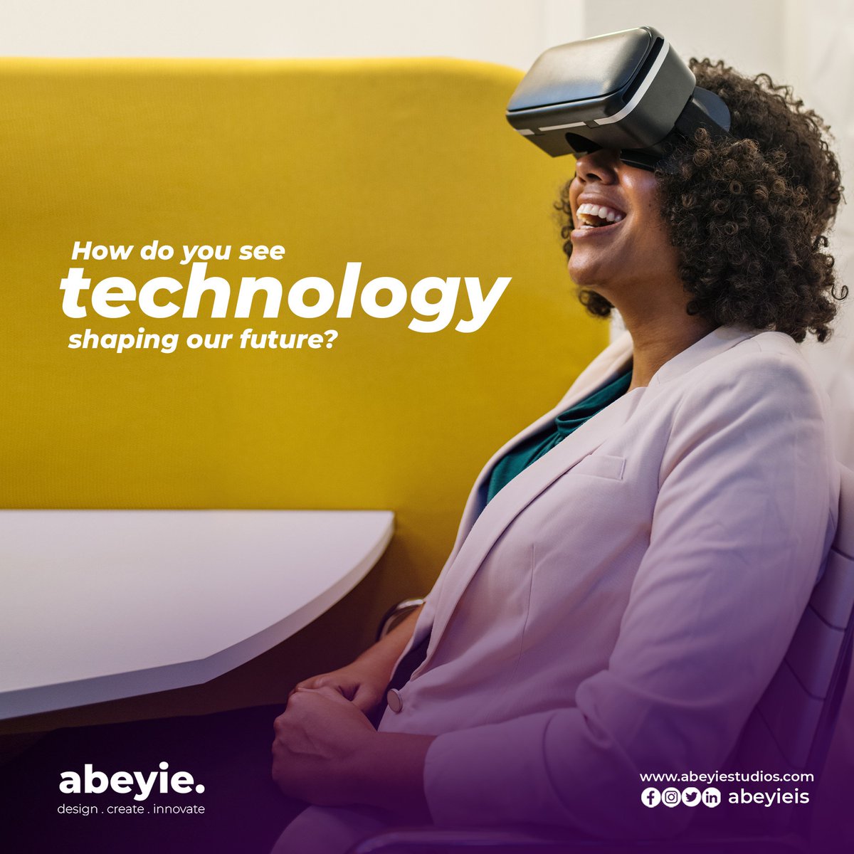 abeyieis's tweet photo. Technology is shaping our future in many ways, both big and small.
How do you see technology shaping our future? Share your insights in the comments below!

#technology #future #innovation #tech #AI #IoT #blockchain #VR #gamification
 #futureofwork  #abeyie https://t.co/rlh0bGvSaC
