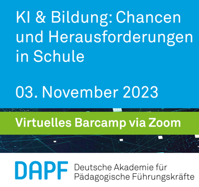 Am 03.11. findet DAS Online-Barcamp zum Thema "KI und Bildung" statt. <a href="/dwkro/">Doris Weßels</a> beginnt mit einer Keynote. Danach starten die Sessions mit geballter Power aus dem #twitterlehrerzimmer: <a href="/seni_bl/">Ines Bieler </a>, <a href="/Herr_Nuxoll/">Florian Nuxoll</a>, <a href="/reg_schulz/">Regina Schulz</a>, <a href="/Woe_Real/">Kai Wörner</a>, <a href="/alles_sophie/">Claudia Potthoff</a>, <a href="/MichaPallesche/">Micha Pallesche</a>, <a href="/hav_hendrik/">Hendrik Haverkamp</a> ...