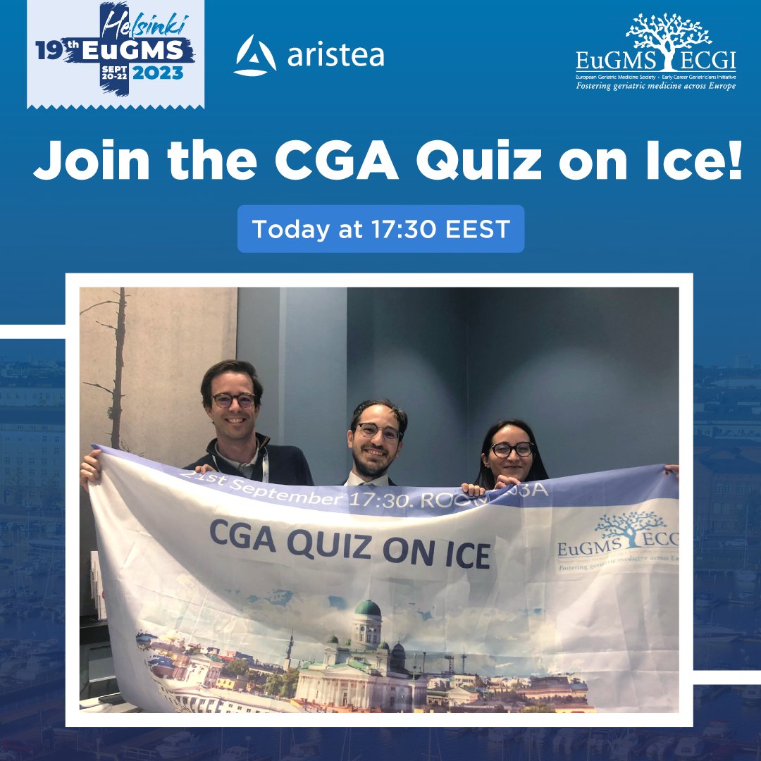 EuGMSSociety's tweet image. Join the #EuGMSECGI at the #EuGMS2023 Hybrid Congress on Sep 21 at 17:30 EEST (Room 102) for the CGA Quiz on Ice 🏆 #eugmshelsinki2023 #geriatrics #EuGMSECGIQuiz
@aristeagroup