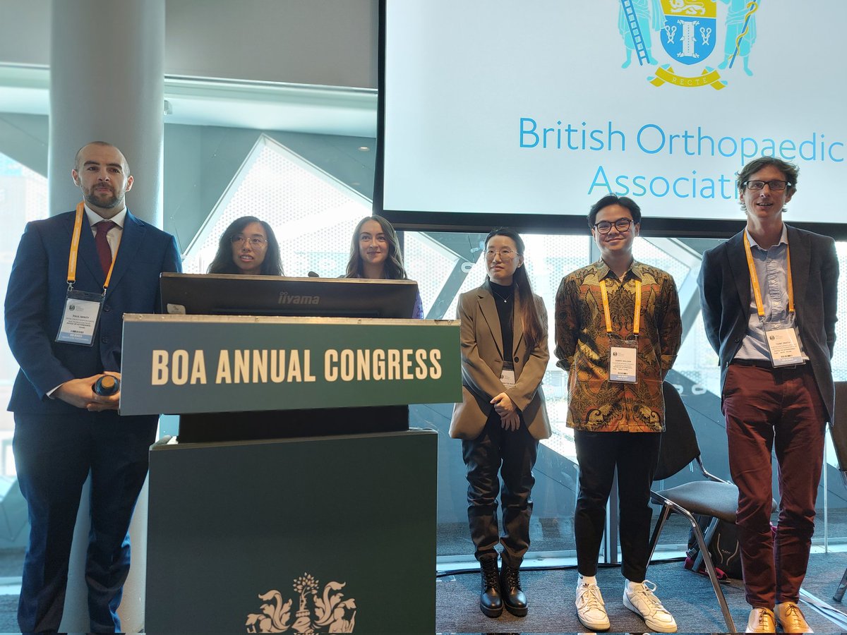 Thank you to all the presenters, some great research/improvement projects in the world of T&amp;O <a href="/BritOrthopaedic/">BOA</a> let's keep it going 👟👏