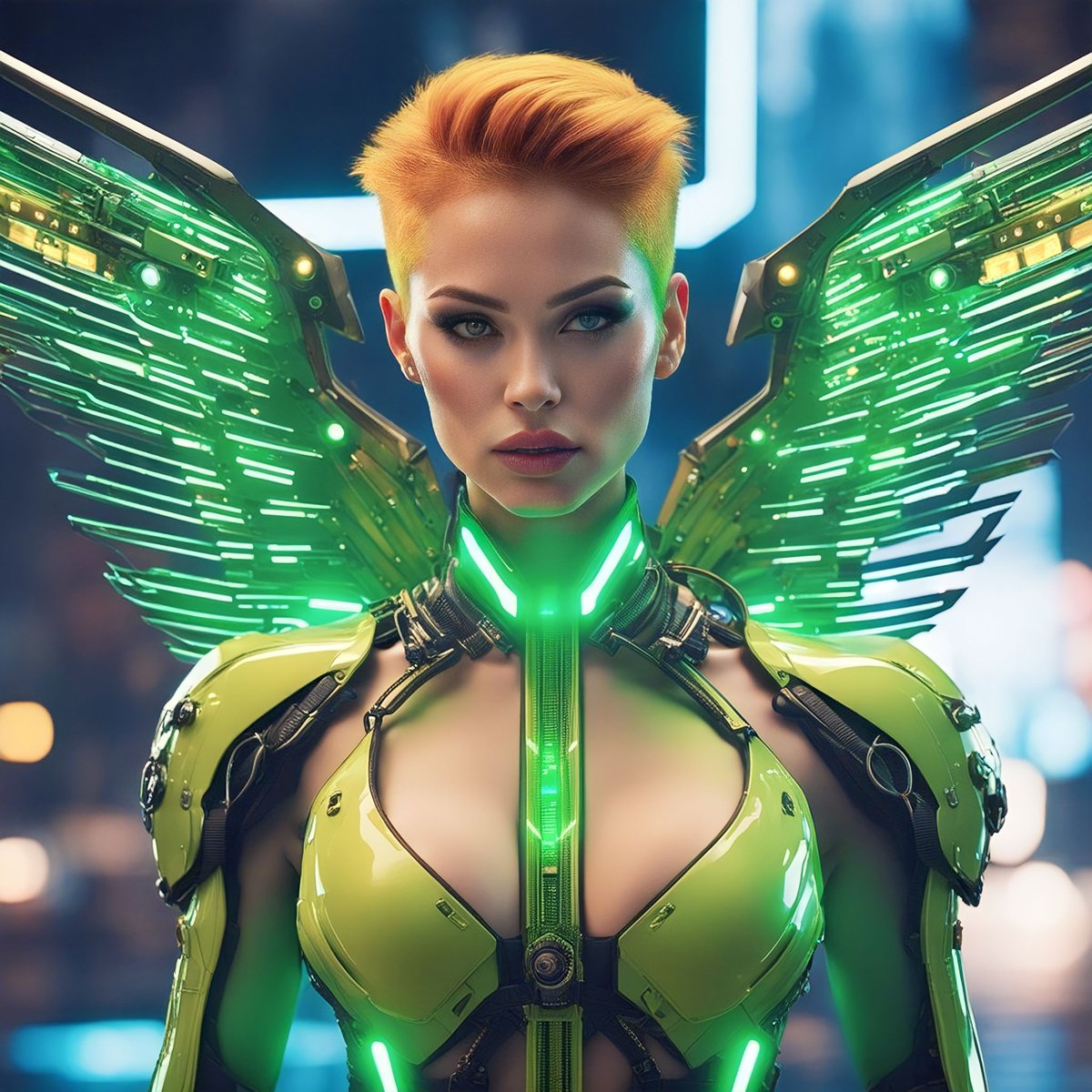 DvisionsNFT's tweet photo. ✨ Techno Angels - New NFTdrop ✨
It seems that the Techno Angel 335 takes the neon thing very serious 💚
Come and grab your favorite 😘
FP: 2.8 Matic
#TechnoAngels #SupportEachOthers #s0meone_u_know #NFTkid #EterniaNFTs https://t.co/y6LFgqk1ra