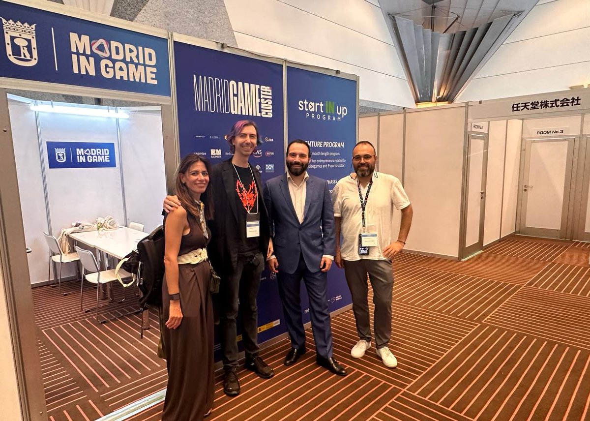 👉 <a href="/MadridinGame/">Madrid in Game</a> se consolida como referente internacional con su participación en <a href="/tokyo_game_show/">TOKYO GAME SHOW／東京ゲームショウ</a> 2023 🇯🇵

Desde hoy y hasta el 24 de septiembre, estamos en el Stand BM34 del Makuhari Messe mostrando la fortaleza de #Madrid dentro del sector del videojuego 🎮

#TokyoGameShow