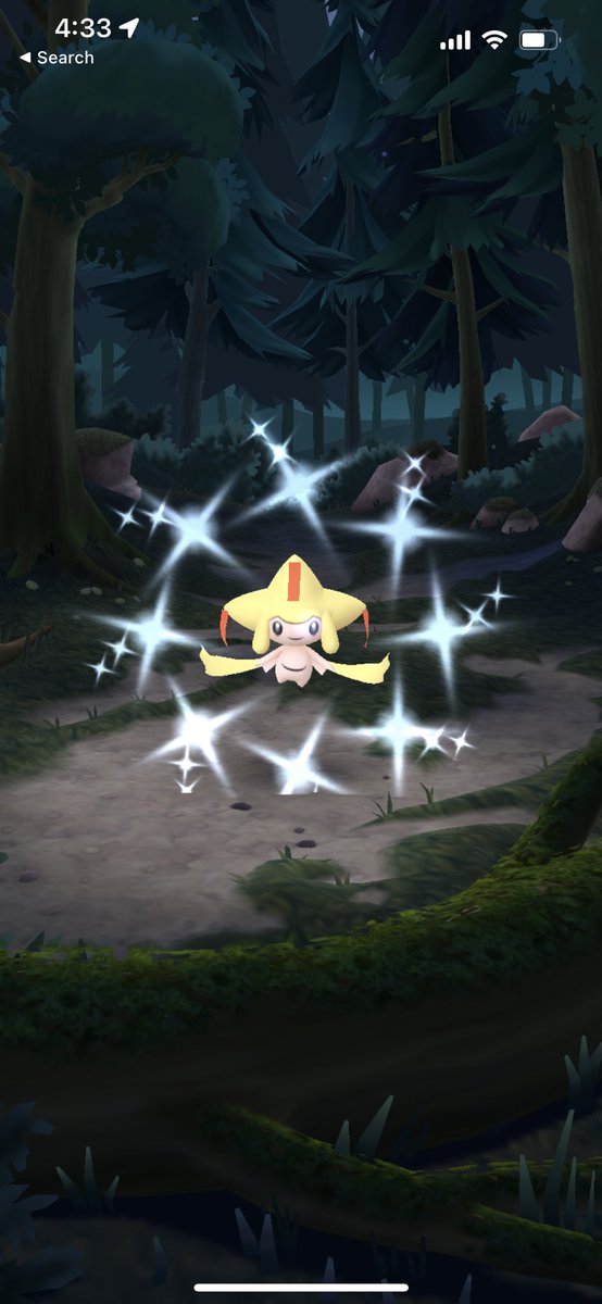 PugPrincess1983's tweet image. Got #shinyJirachi today #PokemonGO #masterworkresearch