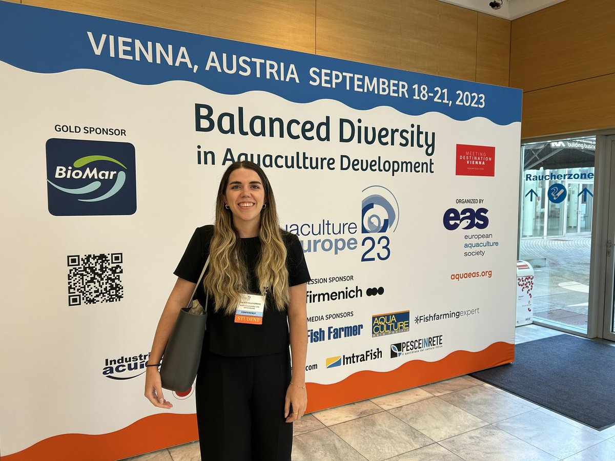 dianasenovilla's tweet photo. Great few days at the 2023 Aquaculture Europe conference full of very interesting and varied sessions covering recent innovative developments in the aquaculture industry #AE23WIEN https://t.co/7bNUi8qmfM